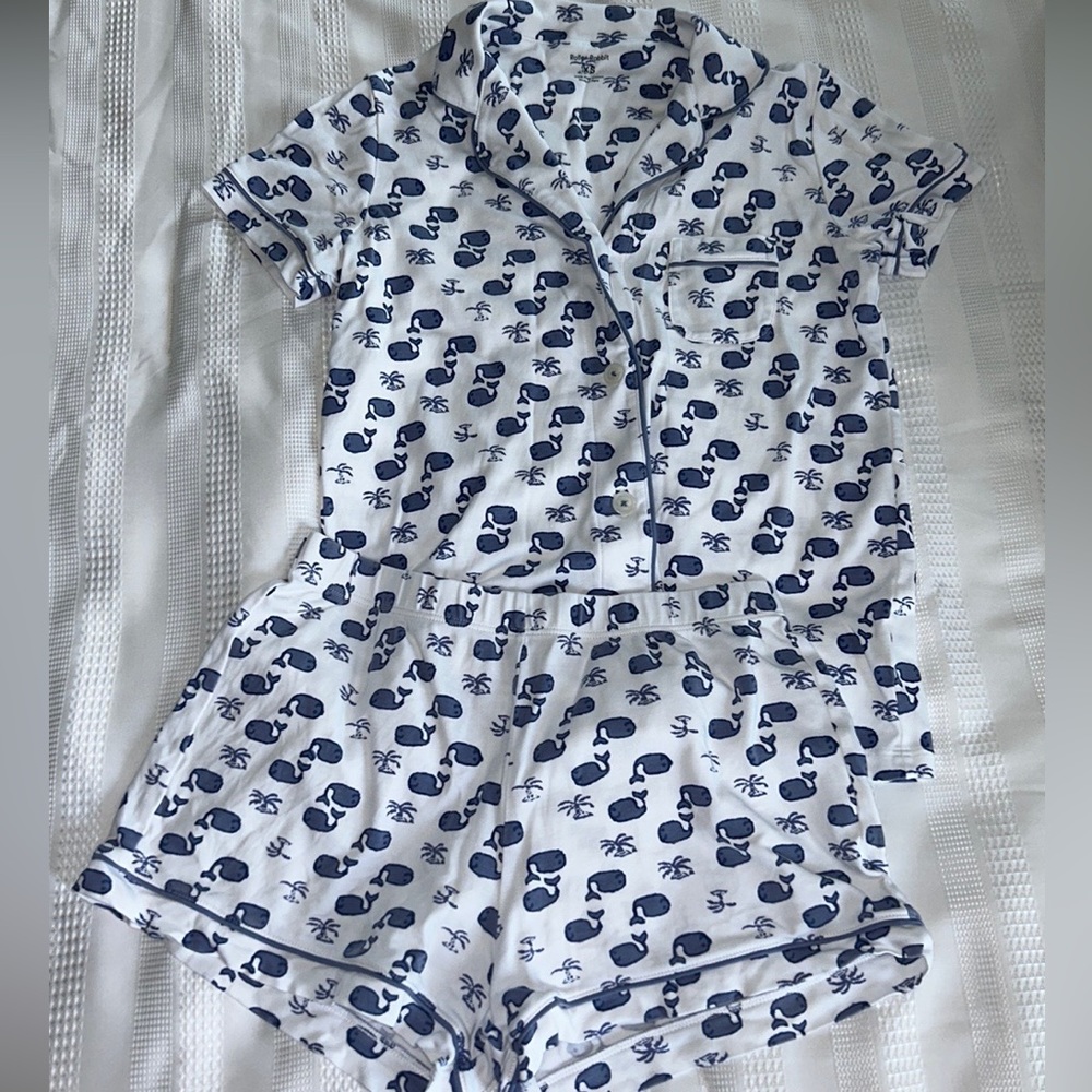 roller rabbit moby pajama set